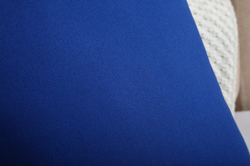 TangDepot Cotton Solid Throw Pillow Covers, 18" x 18" , Royal Blue, 1 Count (Pack of 1) - Image 3